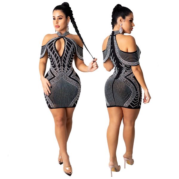 rhinestone dresses fashion new women's party and club bottom dress shoulder hollow out lady's casual dresses, Black;gray
rhinestone dresses fashion new women's party and club bottom dress shoulder hollow out lady's casual dresses, Black;gray