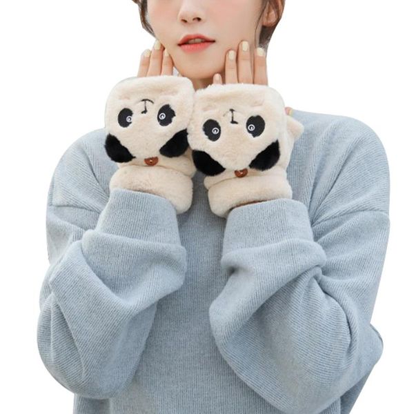 christmas gifts funny cartoon panda fur gloves winter women and child half-finger writing warm multipurpose gloves streetwear, Blue;gray
christmas gifts funny cartoon panda fur gloves winter women and child half-finger writing warm multipurpose gloves streetwear, Blue;gray