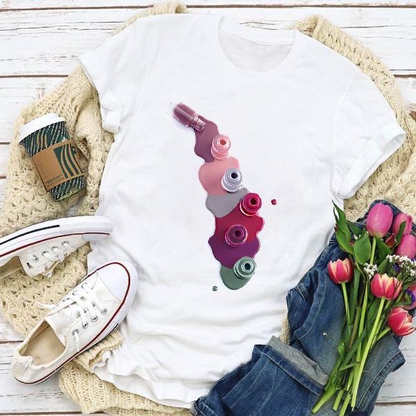 women graphic fashion 3d fingernail 90s printed cute summer t-shirt lady womens clothing clothes tee female t shirt, White
women graphic fashion 3d fingernail 90s printed cute summer t-shirt lady womens clothing clothes tee female t shirt, White