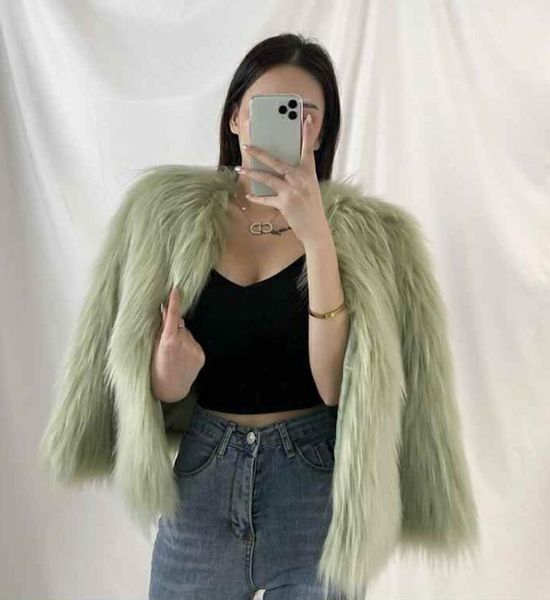 european and american winter new imitation raccoon fur short paragraph slim loose net red fur imitation coat female, Black
european and american winter new imitation raccoon fur short paragraph slim loose net red fur imitation coat female, Black