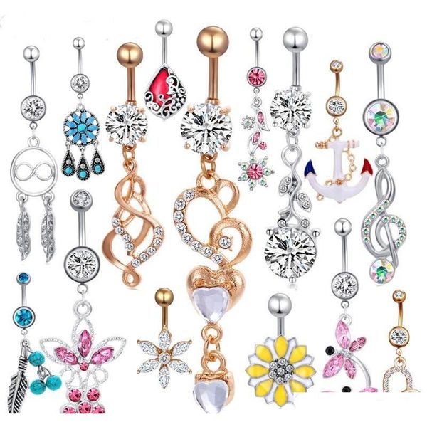 fashion dangle belly ring mix style navel button piercing body jewelry belly button rings for women 6q4zq, Silver
fashion dangle belly ring mix style navel button piercing body jewelry belly button rings for women 6q4zq, Silver