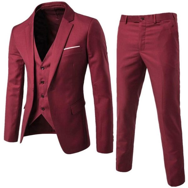 men's suits & blazers brand male costumes blazer business formal slim dress vest groom man suit exquisite weeding office pants set, White;black
men's suits & blazers brand male costumes blazer business formal slim dress vest groom man suit exquisite weeding office pants set, White;black