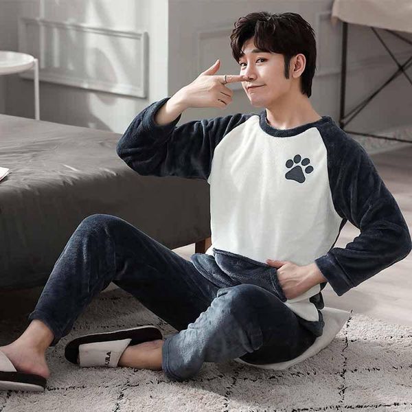 men's sleepwear pijama masculino pantalon hombre ropa ensemble homme bademantel koszula nocna nightwear pajamas dormir, Black;brown
men's sleepwear pijama masculino pantalon hombre ropa ensemble homme bademantel koszula nocna nightwear pajamas dormir, Black;brown