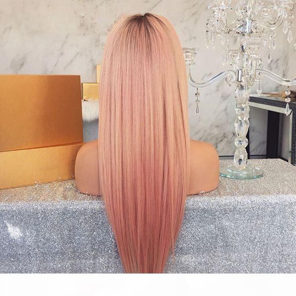 no bad smell foreign trade fashion wig european and american pink gradient long straight hair chemical fiber headgear amazon supply a genera, Black
no bad smell foreign trade fashion wig european and american pink gradient long straight hair chemical fiber headgear amazon supply a genera, Black