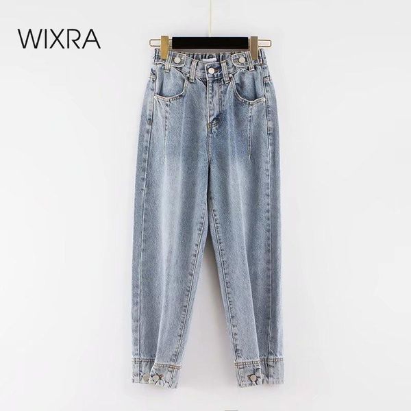 wixra stylish jeans pants female elastic high waist jeans straight bf casual button denim pants womens streetwear summer autumn1, Blue
wixra stylish jeans pants female elastic high waist jeans straight bf casual button denim pants womens streetwear summer autumn1, Blue