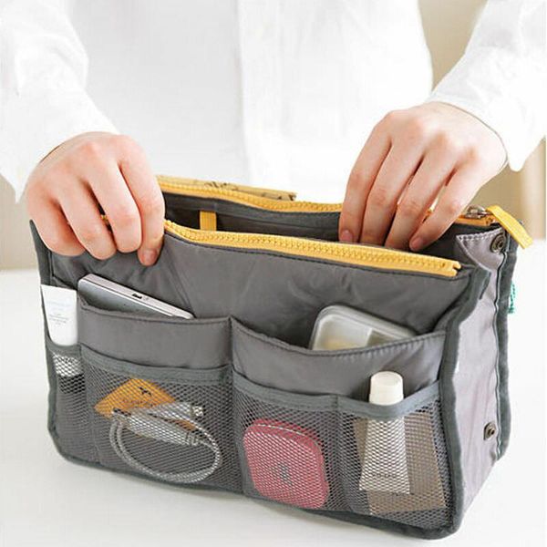 women lady travel insert handbag large liner cosmetic organizer storage bags
women lady travel insert handbag large liner cosmetic organizer storage bags