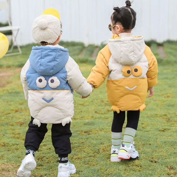 90 white duck frog down jacket autumn winter new boys and girls children's cartoon thickened coat, Blue;gray
90 white duck frog down jacket autumn winter new boys and girls children's cartoon thickened coat, Blue;gray