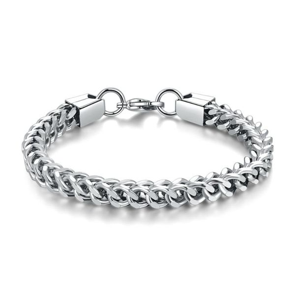 2020 charm bracelet fancy 6mm stainless steel bracelet chain for men women 20cm anniversary & gift jewelry accessories, Black
2020 charm bracelet fancy 6mm stainless steel bracelet chain for men women 20cm anniversary & gift jewelry accessories, Black
