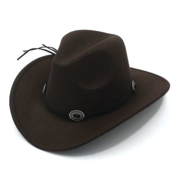 fashion wool women men fedora hat for gentleman western cowboy cowgirl jazz cap with diy leather toca sombrero cap t200118, Blue;gray
fashion wool women men fedora hat for gentleman western cowboy cowgirl jazz cap with diy leather toca sombrero cap t200118, Blue;gray