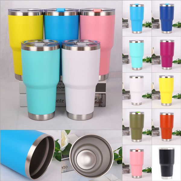 16 colors 30oz tumbler stainless steel double wall milk cup insulated vacuum coffee mug with seal lid portable travel cups
16 colors 30oz tumbler stainless steel double wall milk cup insulated vacuum coffee mug with seal lid portable travel cups