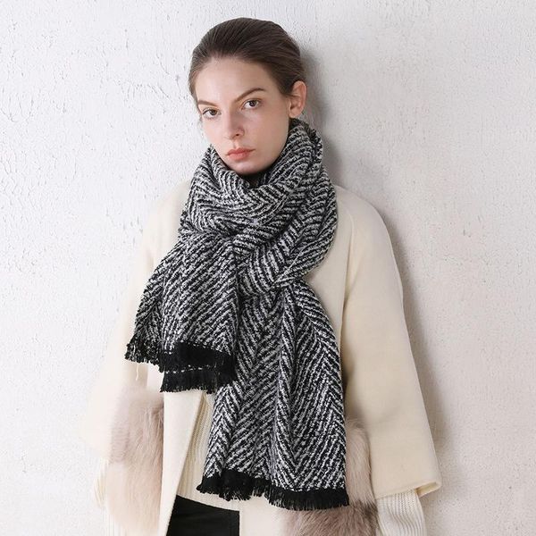 scarves ladies scarf shawl imitation cashmere herringbone warm women winter solid color high quality, Blue;gray
scarves ladies scarf shawl imitation cashmere herringbone warm women winter solid color high quality, Blue;gray