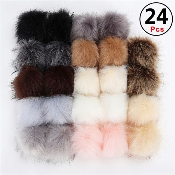 24pcs artificial raccoon colored plush imitation fox fur clothing accessories hat hair ball y201024, Blue;gray
24pcs artificial raccoon colored plush imitation fox fur clothing accessories hat hair ball y201024, Blue;gray