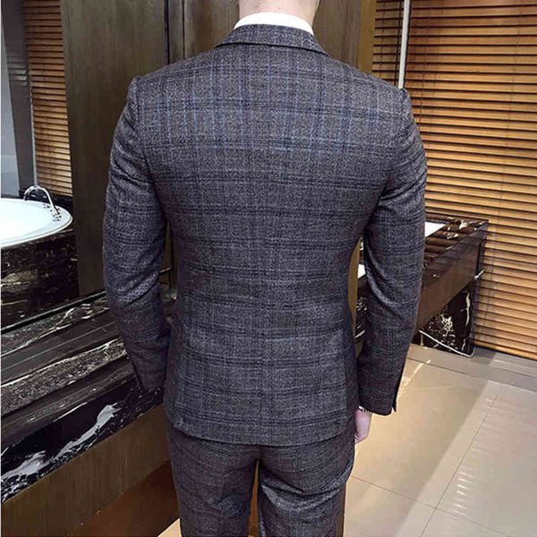 men's suits & blazers classic long sleeve plaid jacket fashion slim eleyoung men blazer ew6j, White;black
men's suits & blazers classic long sleeve plaid jacket fashion slim eleyoung men blazer ew6j, White;black