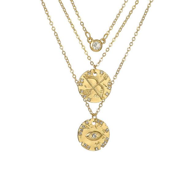 brling new 2020 fashion ins vintage chain pendant choker round crystal eyes bow and arrow necklace for women girls gifts party, Golden;silver
brling new 2020 fashion ins vintage chain pendant choker round crystal eyes bow and arrow necklace for women girls gifts party, Golden;silver