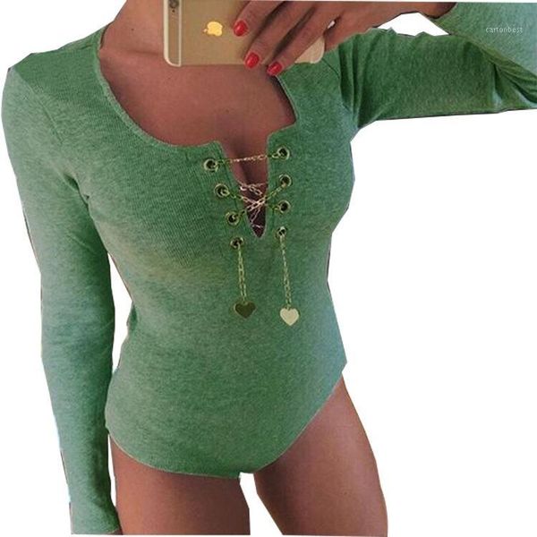 women's jumpsuits & rompers la maxza v neck hollow out long sleeve bodysuit body female for women pure color skinny short romper womens, Black;white
women's jumpsuits & rompers la maxza v neck hollow out long sleeve bodysuit body female for women pure color skinny short romper womens, Black;white
