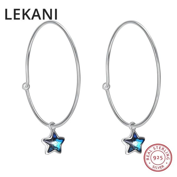 lekani crystals from silver earrings hoop big for women star hanging s925 ear jewelry party wedding fine accessories, Golden;silver
lekani crystals from silver earrings hoop big for women star hanging s925 ear jewelry party wedding fine accessories, Golden;silver