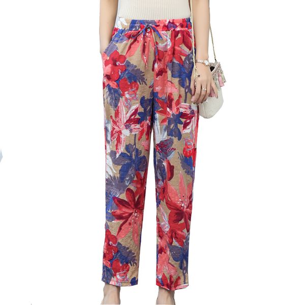2021 new summer style women pants print vintage pants women elastic waist casual trousers women pantalon femme wgw4, Black;white
2021 new summer style women pants print vintage pants women elastic waist casual trousers women pantalon femme wgw4, Black;white