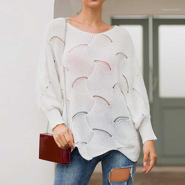 women's sweaters 2021 women autumn hollow-out creative irregular hem jumper casual loose long sleeve round neck knitted pullovers1, White;black
women's sweaters 2021 women autumn hollow-out creative irregular hem jumper casual loose long sleeve round neck knitted pullovers1, White;black