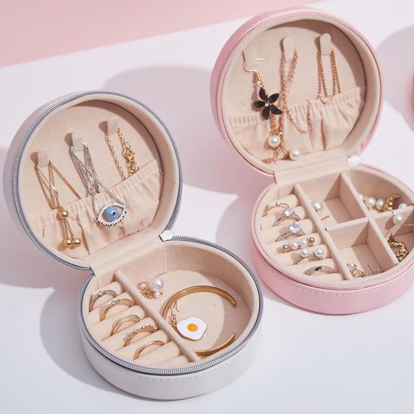multi-function portable jewlery box with mirror travel mini ornament bag korean earrings ear stud ring storage box, Pink;blue
multi-function portable jewlery box with mirror travel mini ornament bag korean earrings ear stud ring storage box, Pink;blue