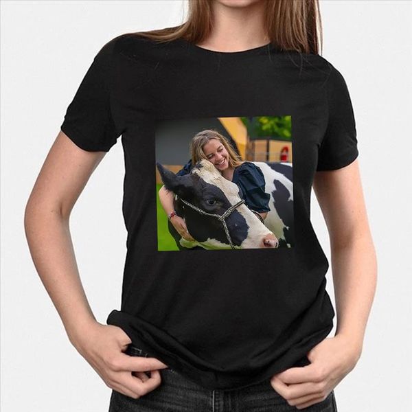 2021 koe knuffelen classic t shirt summer womens short sleeve popular cow tees shirt harajuku unisex, White
2021 koe knuffelen classic t shirt summer womens short sleeve popular cow tees shirt harajuku unisex, White