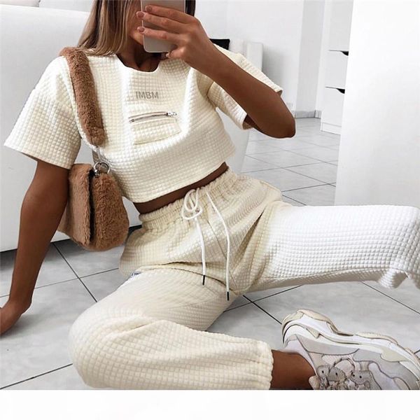 womens designer solid color tracksuits fashion short leeve crop wide-waisted long pants womens 2pcs sets casual females clothing, Gray
womens designer solid color tracksuits fashion short leeve crop wide-waisted long pants womens 2pcs sets casual females clothing, Gray
