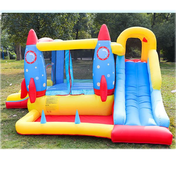 rocket inflatable bouncer slide combo castle jumper bouncer house with 450w blower outdoor rocket dry slide with ball pit pool for kids
rocket inflatable bouncer slide combo castle jumper bouncer house with 450w blower outdoor rocket dry slide with ball pit pool for kids
