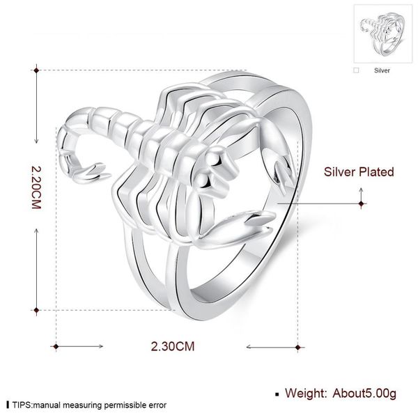 beautiful silver ring fashion fashion scorpion silver color nice women domineering lady ring jewelry classical gift r739 h bbykrx
beautiful silver ring fashion fashion scorpion silver color nice women domineering lady ring jewelry classical gift r739 h bbykrx