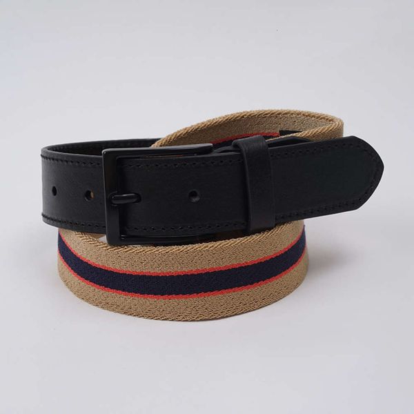 brand men's canvas casual knitting trouser summer fashion versatile stripe youth elastic belt, Black;brown
brand men's canvas casual knitting trouser summer fashion versatile stripe youth elastic belt, Black;brown