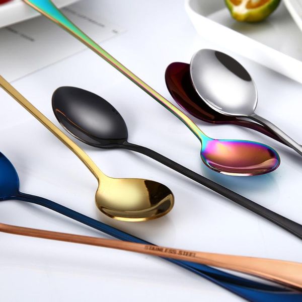 spoons colorful spoon long handle flatware coffee drinking tools kitchen gadget
spoons colorful spoon long handle flatware coffee drinking tools kitchen gadget