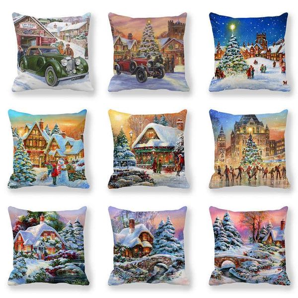 2021 new pillowcase snowman print christmas tree cushion cover family new year decoration pillow case merry christmas 45x45 cm
2021 new pillowcase snowman print christmas tree cushion cover family new year decoration pillow case merry christmas 45x45 cm