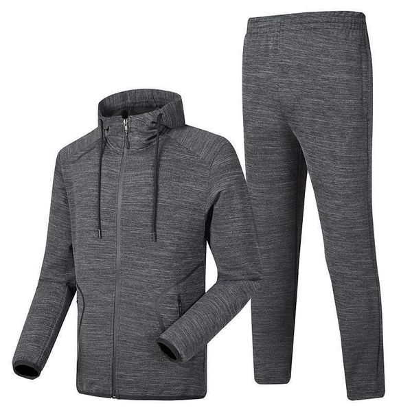 factory direct hooded simple fashion men's sports sweater suit running wear casual sports long-sleeved trousers suit, Gray
factory direct hooded simple fashion men's sports sweater suit running wear casual sports long-sleeved trousers suit, Gray