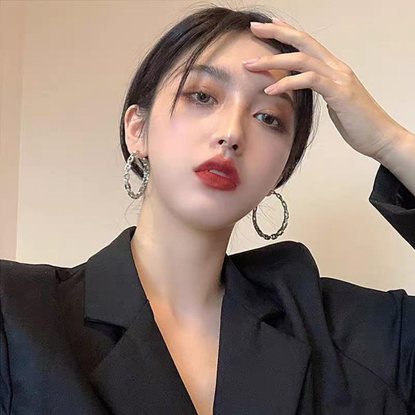 hoop & huggie timeonly minimalist hollow chain earring for women multi color metal korean style 2o21 fashion jewellery elegant, Golden;silver
hoop & huggie timeonly minimalist hollow chain earring for women multi color metal korean style 2o21 fashion jewellery elegant, Golden;silver