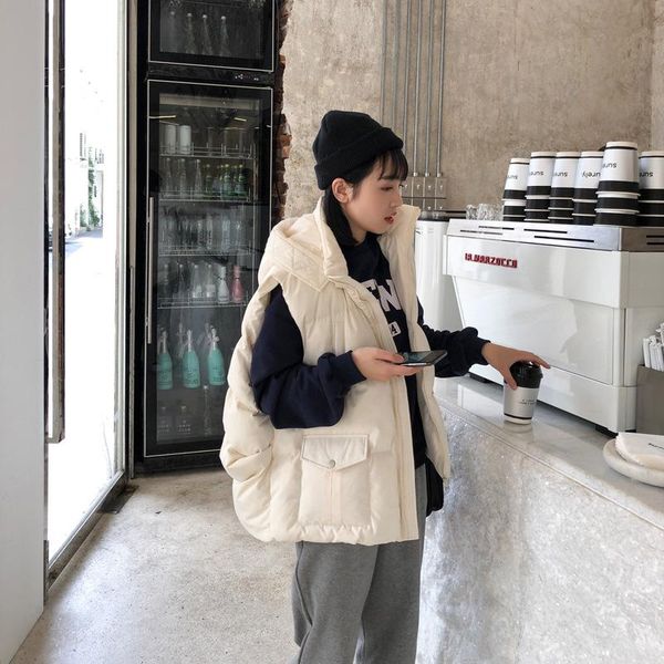 women's down & parkas feather waistcoat female han edition of fund 2021 autumn winters is more loose small bread suit vest coat, Black
women's down & parkas feather waistcoat female han edition of fund 2021 autumn winters is more loose small bread suit vest coat, Black