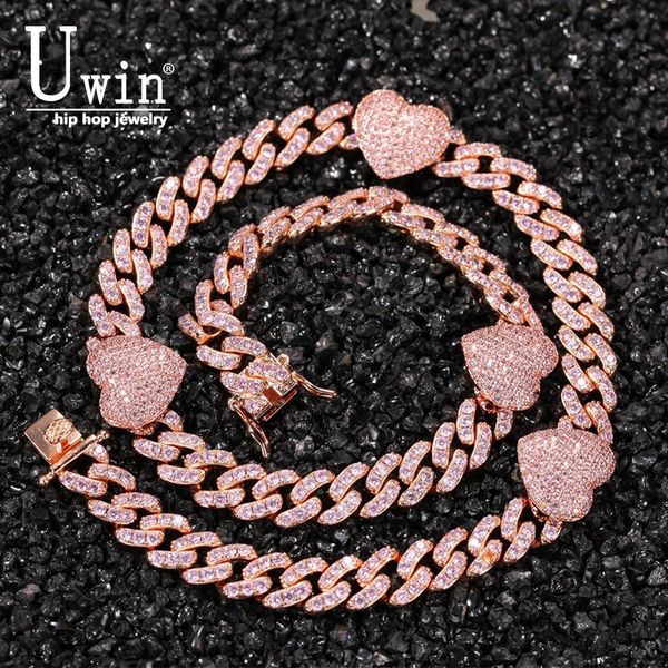 uwin 9mm cuban link with heart pink choker cz punk miami link bling hip hop jewelry for giftq0115, Black
uwin 9mm cuban link with heart pink choker cz punk miami link bling hip hop jewelry for giftq0115, Black