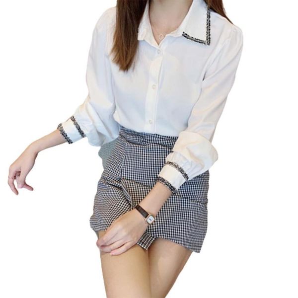 women's blouses & shirts missky blouse white color spring and autumn retro lapel chiffon long-sleeve shirt female
women's blouses & shirts missky blouse white color spring and autumn retro lapel chiffon long-sleeve shirt female