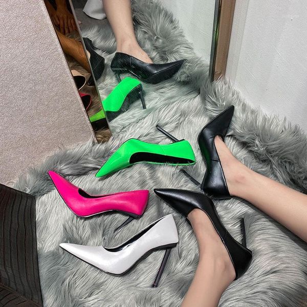 neon green pumps women elegant wedding shoes women pointed toe high heels ladies spring/autumn zapatos de mujer 20201, Black
neon green pumps women elegant wedding shoes women pointed toe high heels ladies spring/autumn zapatos de mujer 20201, Black