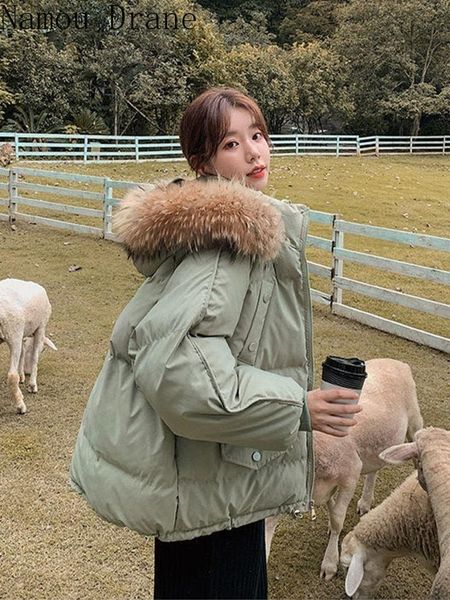 women's down & parkas 2021 cotton-padded jacket female short korean bf loose online celebrity ins wind thickened cotton coat fur collar, Black
women's down & parkas 2021 cotton-padded jacket female short korean bf loose online celebrity ins wind thickened cotton coat fur collar, Black