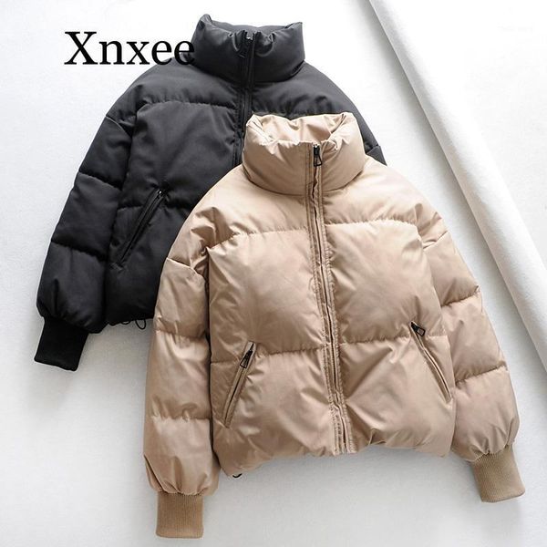 loose parkas women fashion winter thick turtleneck coats women elegant zipper cotton jackets female ladies cotton coat thick1, Black 
loose parkas women fashion winter thick turtleneck coats women elegant zipper cotton jackets female ladies cotton coat thick1, Black