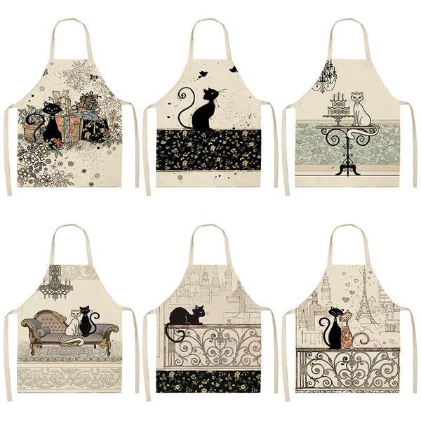 black white cat letter kitchen aprons for women cotton linen bibs household cleaning pinafore home cooking apron 68x55cm
black white cat letter kitchen aprons for women cotton linen bibs household cleaning pinafore home cooking apron 68x55cm