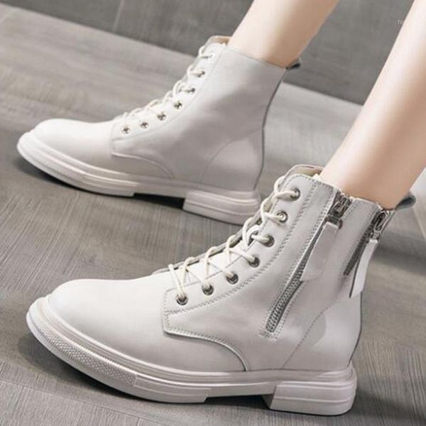 2020 new genuine leather women's boots fashion british style womens short boots winter double zipper girls ll5831, Black
2020 new genuine leather women's boots fashion british style womens short boots winter double zipper girls ll5831, Black