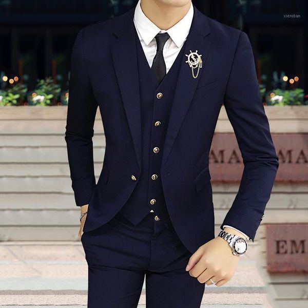 pants + jacket + vest men's suits casual suits small suit fashion korean solid color youth jacket1, White;black
pants + jacket + vest men's suits casual suits small suit fashion korean solid color youth jacket1, White;black
