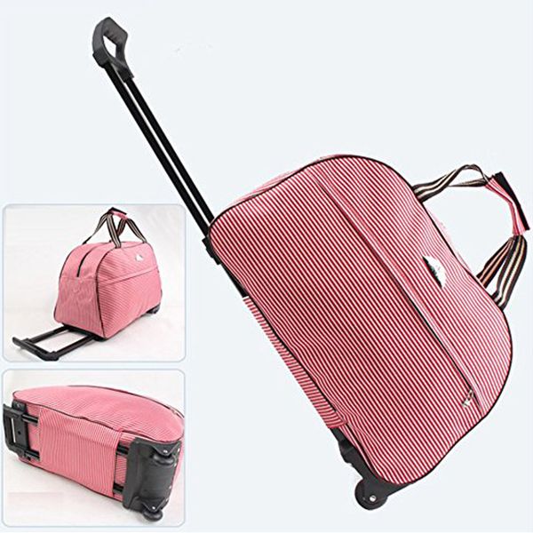 

waterproof oxford cloth travel bag luggage trolley cart,fashion trolleys case,luggages rolling duffle trolley bags