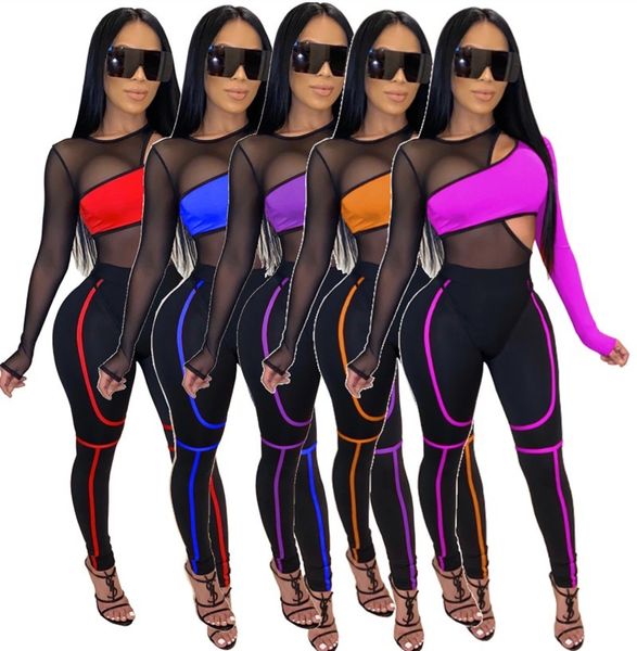 women sheer 2 piece set long sleeve short jumpsuit+pants panelled casual clothes leggings fall winter s-xl clothing 2300, White
women sheer 2 piece set long sleeve short jumpsuit+pants panelled casual clothes leggings fall winter s-xl clothing 2300, White