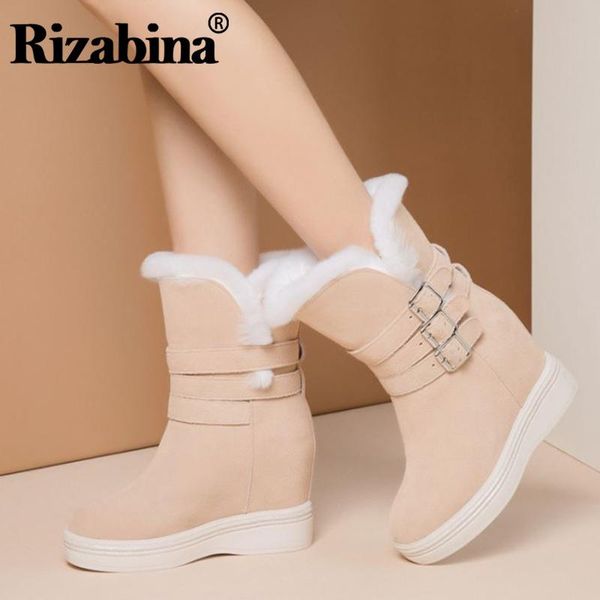 boots rizabina sweet snow for women genuine leather winter warm fur ankle height increasing footwear size 32-40, Black
boots rizabina sweet snow for women genuine leather winter warm fur ankle height increasing footwear size 32-40, Black