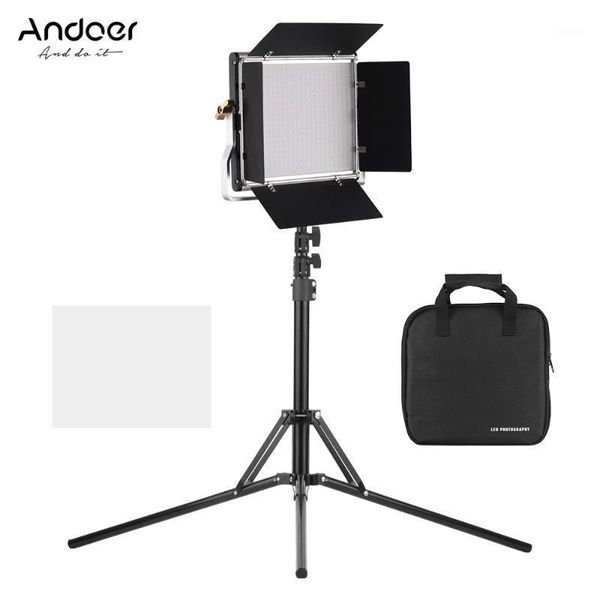 andoer portable led video light 3200-5600k studio pgraphy led ring lamp for video shooting lighting with light stand holder1
andoer portable led video light 3200-5600k studio pgraphy led ring lamp for video shooting lighting with light stand holder1