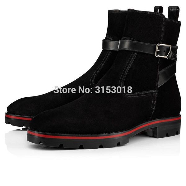 qianruiti suede men boots fashion ankle style man design autumn winter low-heeled with platform sale 20211, Black
qianruiti suede men boots fashion ankle style man design autumn winter low-heeled with platform sale 20211, Black