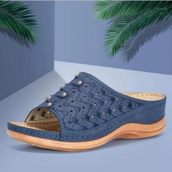 women shoes pu leather summer open toe thick bottom wedge slip on casual soft comfortable slippers rome retro female sandals1, Black
women shoes pu leather summer open toe thick bottom wedge slip on casual soft comfortable slippers rome retro female sandals1, Black