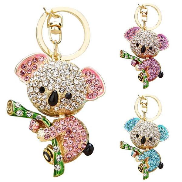 keychains cute rhinestone inlaid koala pendant keychain car key ring holder bag charm lovely hanging decoration jewelry gift fashion, Silver
keychains cute rhinestone inlaid koala pendant keychain car key ring holder bag charm lovely hanging decoration jewelry gift fashion, Silver