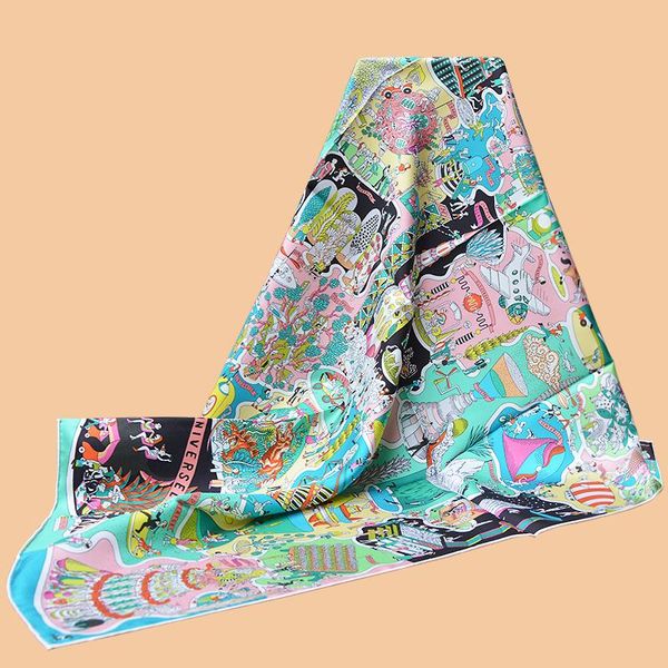 scarves huajun 2 store||lovely you "exposition universelle" 90 silk square scarf, twill printing, anti-wrinkle, hand sewing, Blue;gray
scarves huajun 2 store||lovely you "exposition universelle" 90 silk square scarf, twill printing, anti-wrinkle, hand sewing, Blue;gray