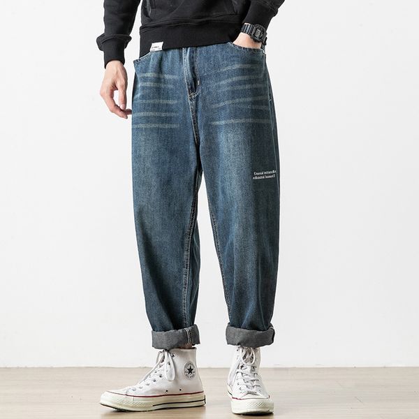 городские фанпин мужские джинсы свободные прямые широкие брюки ноги мужские брюки папочки брюки мужские k1004, Blue
городские фанпин мужские джинсы свободные прямые широкие брюки ноги мужские брюки папочки брюки мужские k1004, Blue